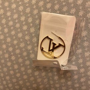 Jewelry hoop earrings gold color